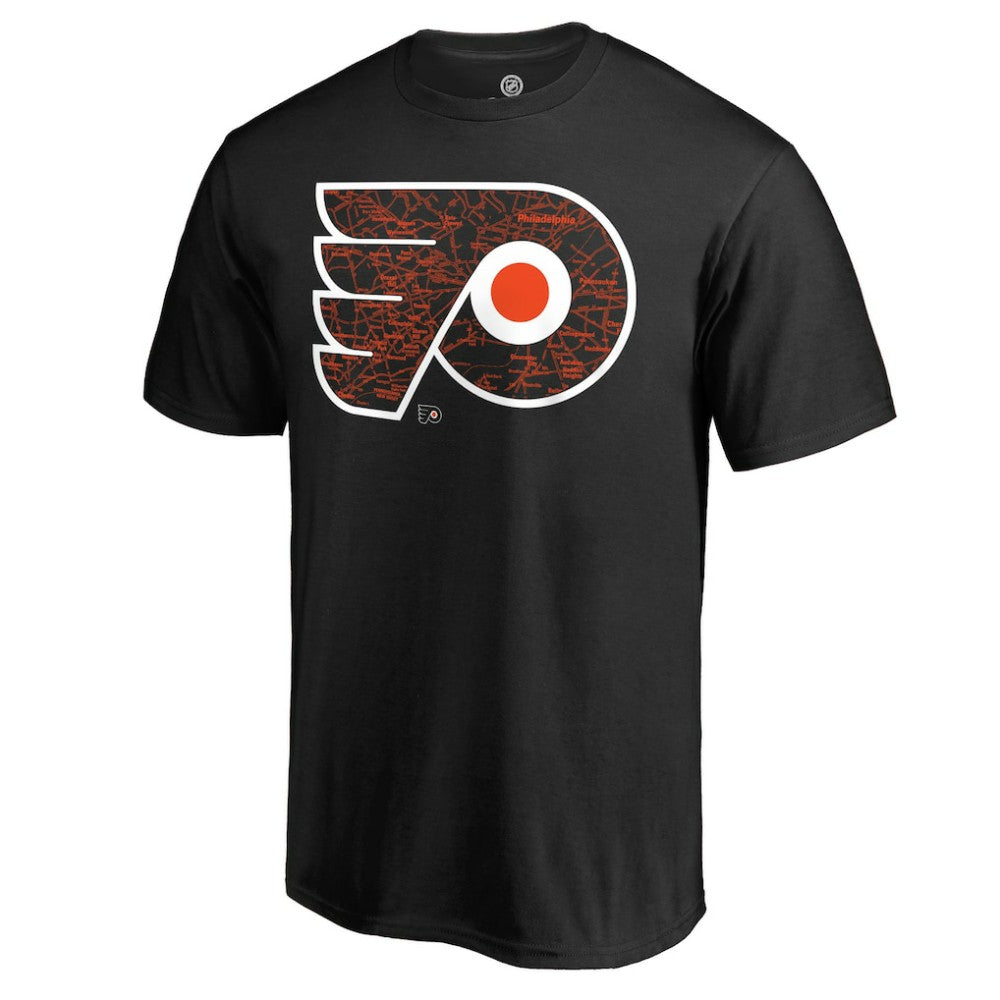 NHL Black Philadelphia Flyers Hometown Collection Local T-Shirt