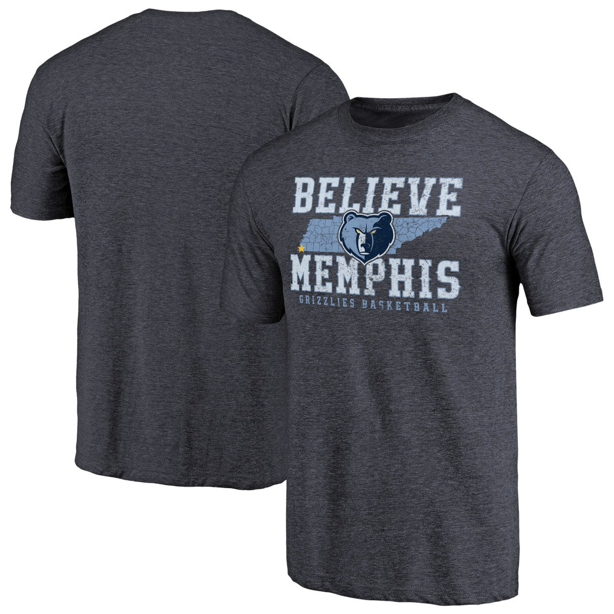 NBA Memphis Grizzlies Believe Memphis Hometown Collection Tri-Blend T-Shirt