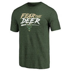 NBA Milwaukee Bucks Fear the Deer Hometown Collection Tri-Blend T-Shirt