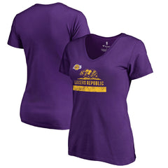 NBA Los Angeles Lakers Women's Lakers Republic Hometown Collection T-Shirt