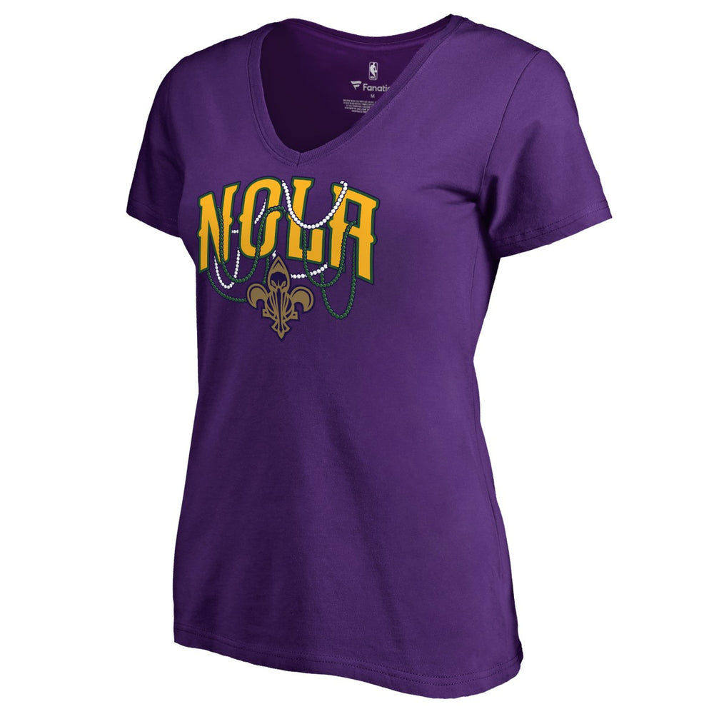 NBA New Orleans Pelicans Women's NOLA Beads Hometown Collection T-Shirt