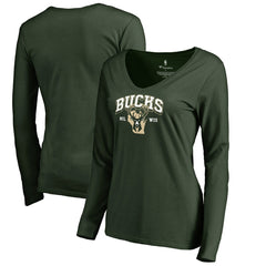 NBA Milwaukee Bucks Women's Wisconsin Basketball Hometown Collection Long Sleeve T-Shirt
