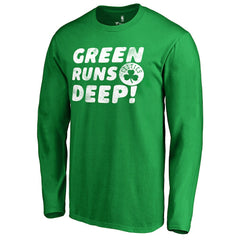 NBA Boston Celtics Green Runs Deep Hometown Collection Long Sleeve T-Shirt