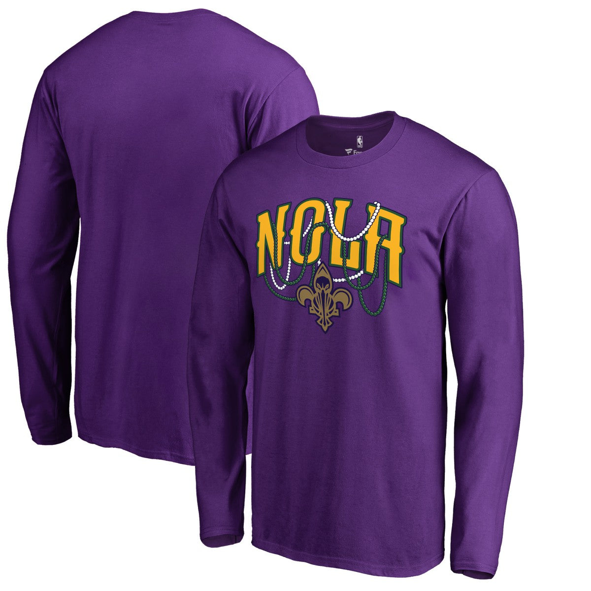 NBA New Orleans Pelicans NOLA Beads Hometown Collection Long Sleeve T-Shirt