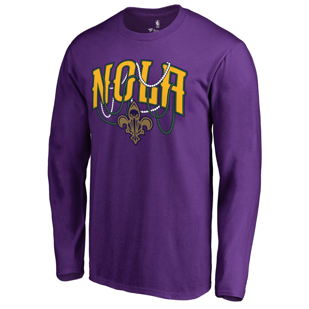 NBA New Orleans Pelicans NOLA Beads Hometown Collection Long Sleeve T-Shirt