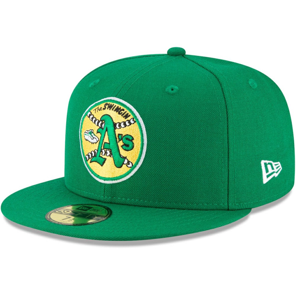 MLB Athletics New Era Cooperstown Collection Wool 59FIFTY Fitted Hat