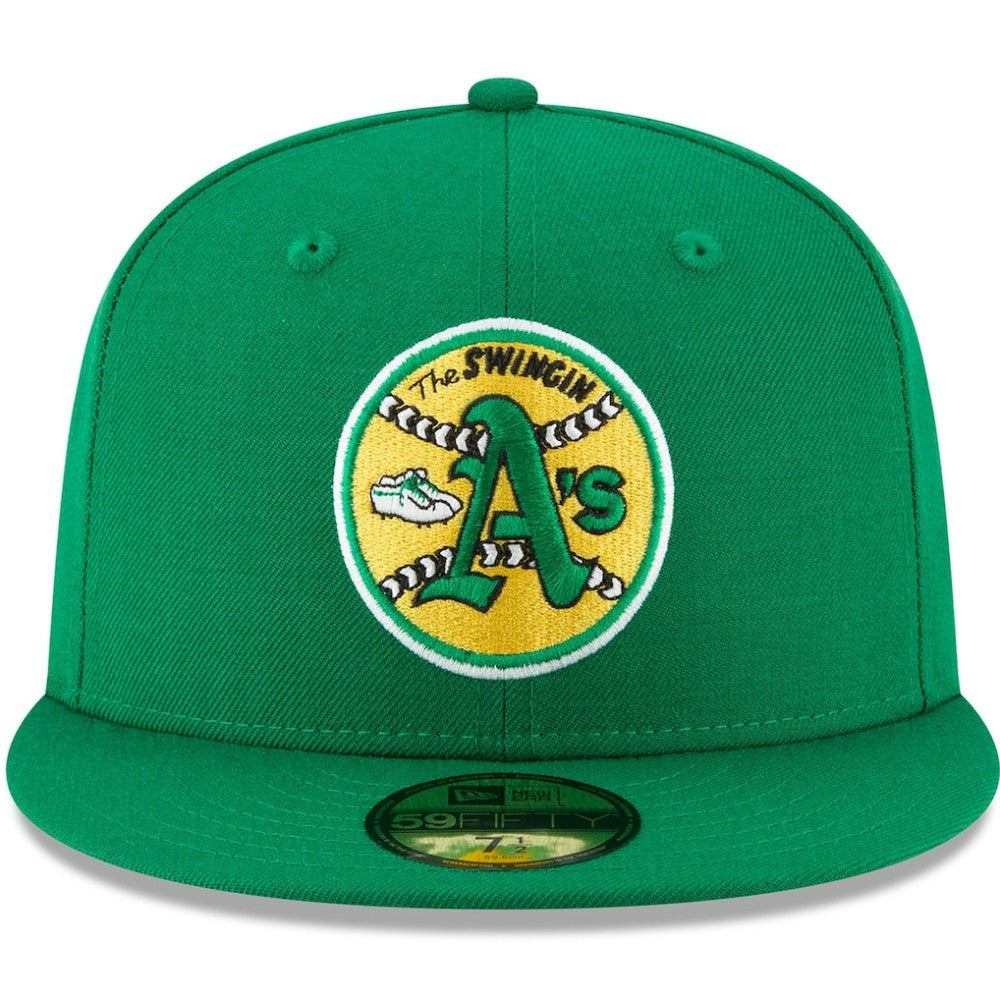 MLB Athletics New Era Cooperstown Collection Wool 59FIFTY Fitted Hat