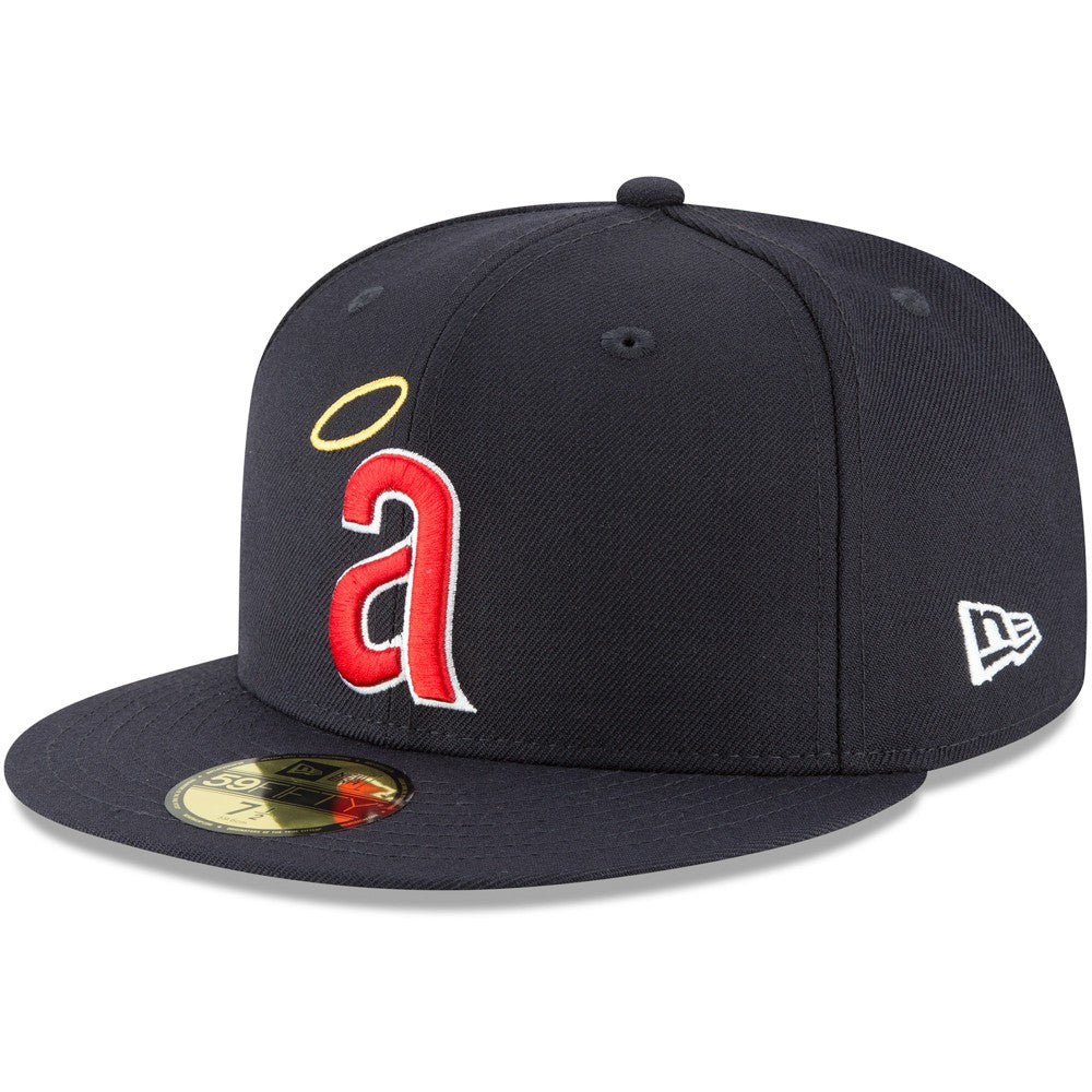 MLB California Angels New Era Cooperstown Collection Wool 59FIFTY Fitted Hat