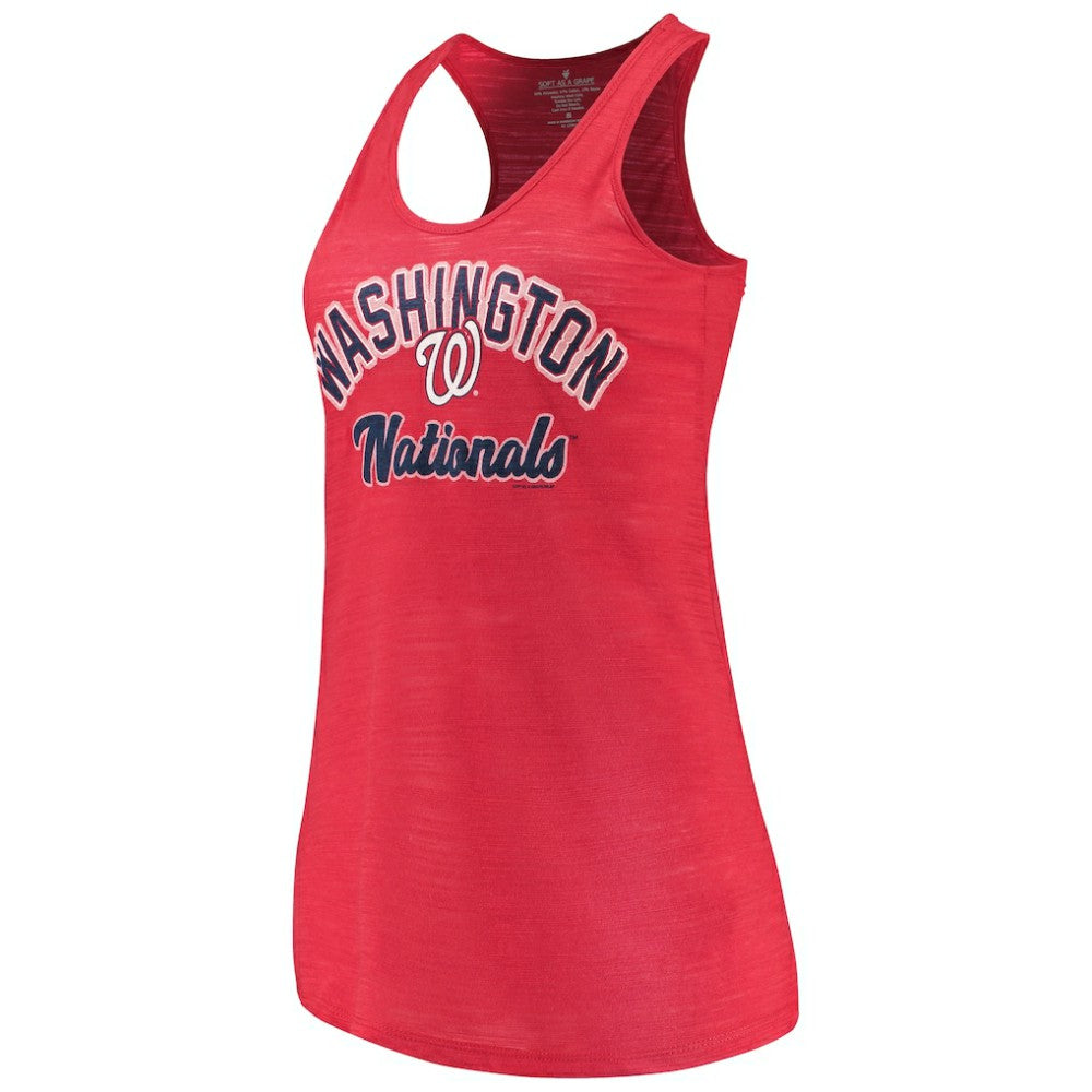 MLB Washington Nationals Soft as a Grape Women's Multicount Racerback Tank Top