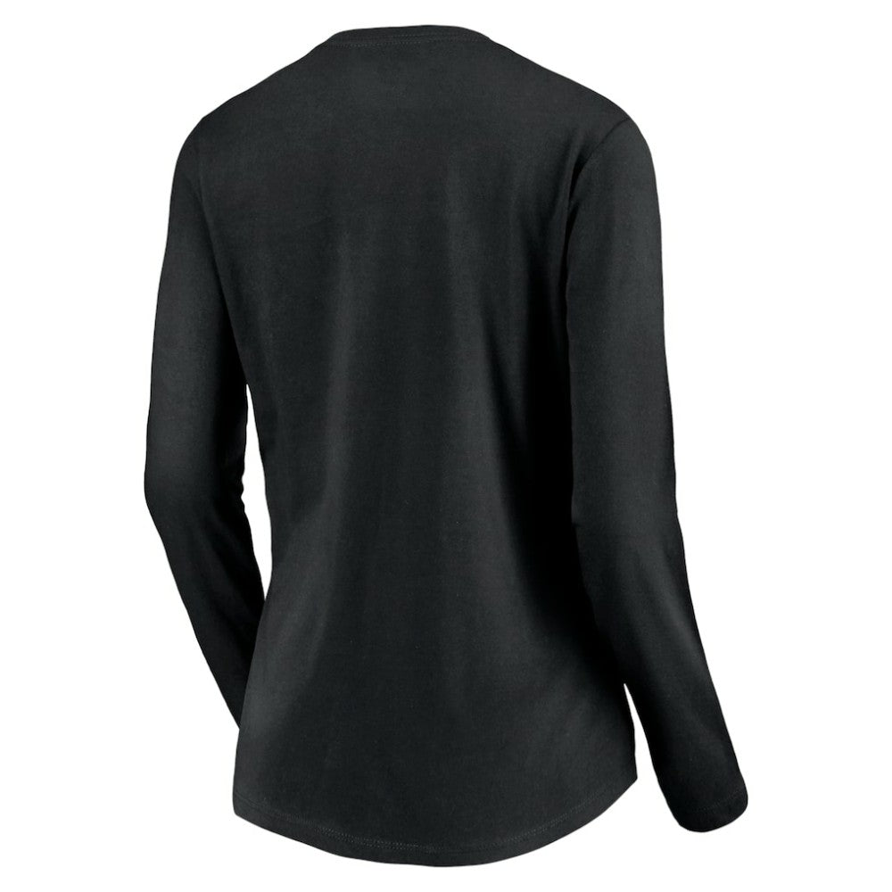 MLB Pittsburgh Pirates Women's Cooperstown Collection Wahconah Long Sleeve V-Neck T-Shirt