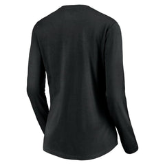 MLB Pittsburgh Pirates Women's Cooperstown Collection Wahconah Long Sleeve V-Neck T-Shirt