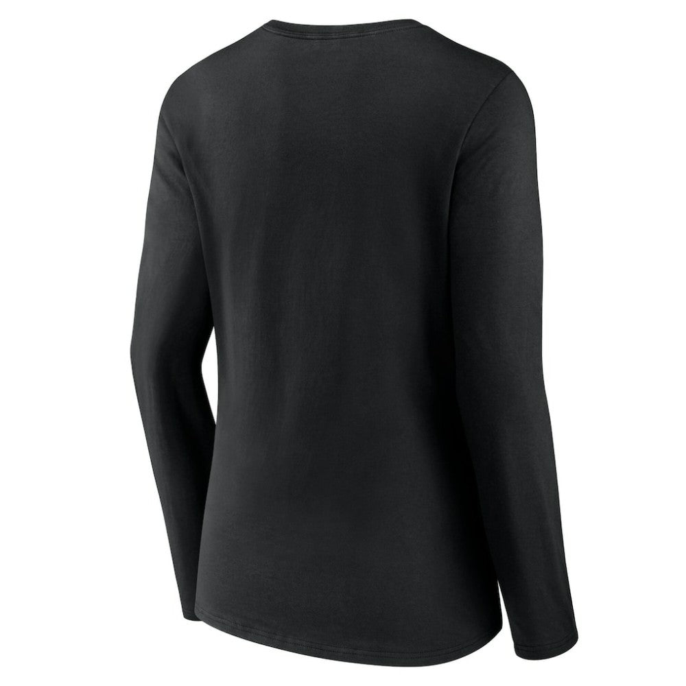 MLB Colorado Rockies Women's Team Lockup Slim Fit Long Sleeve V-Neck T-Shirt