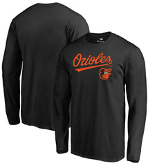 MLB Baltimore Orioles Team Lockup Long Sleeve T-Shirt