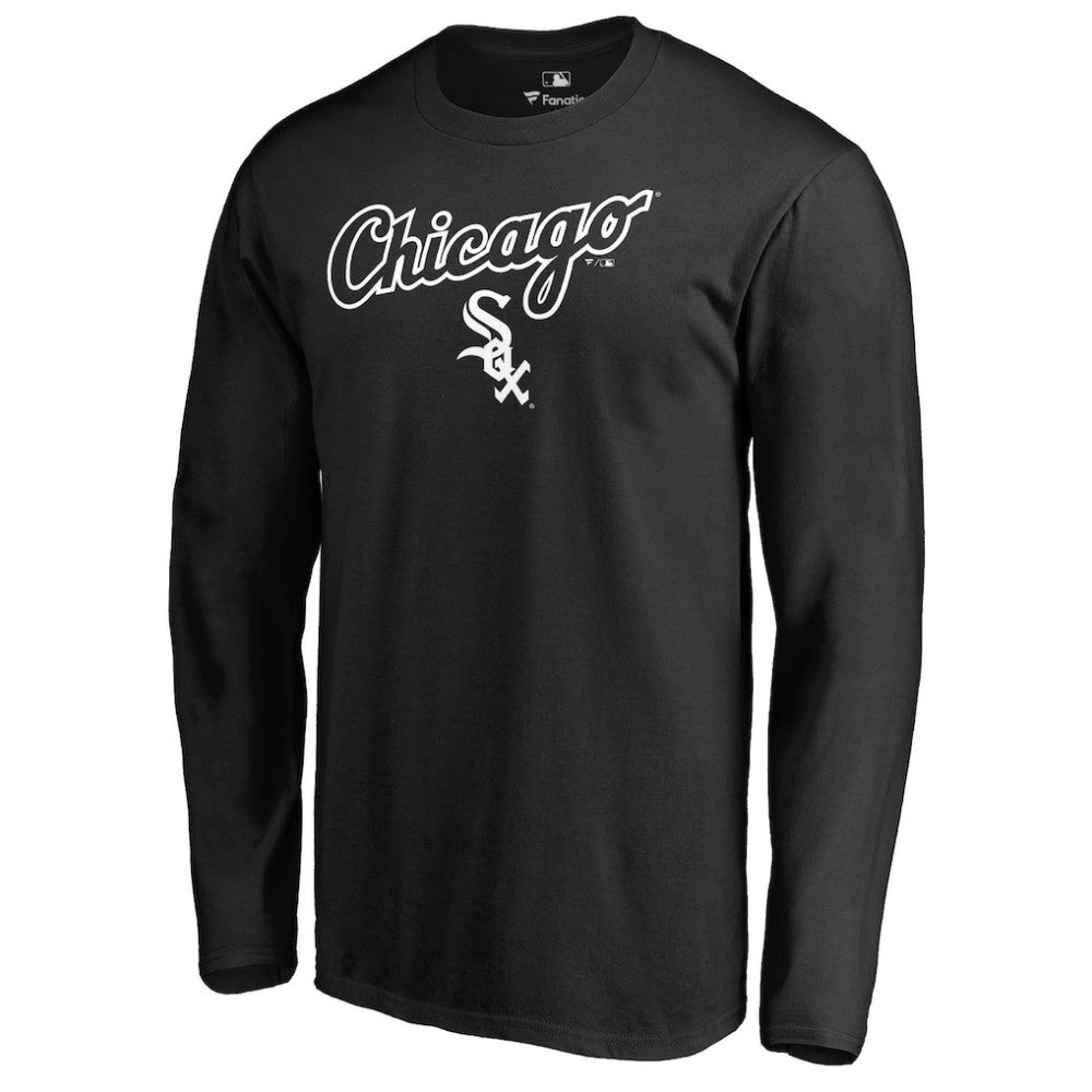 MLB Chicago White Sox Team Lockup Long Sleeve T-Shirt