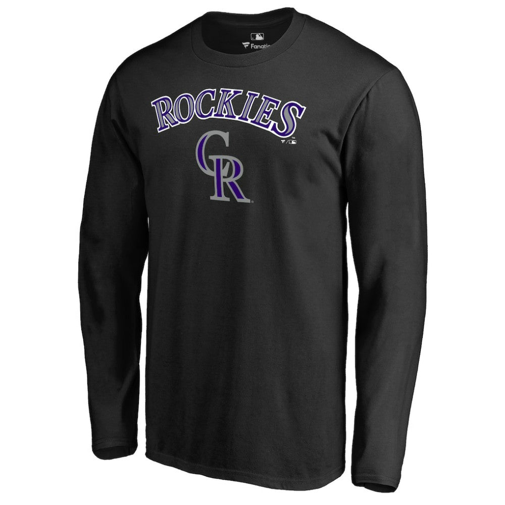MLB Colorado Rockies Team Lockup Long Sleeve T-Shirt