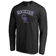 MLB Colorado Rockies Team Lockup Long Sleeve T-Shirt