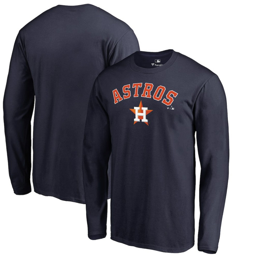 MLB Houston Astros Team Lockup Long Sleeve T-Shirt