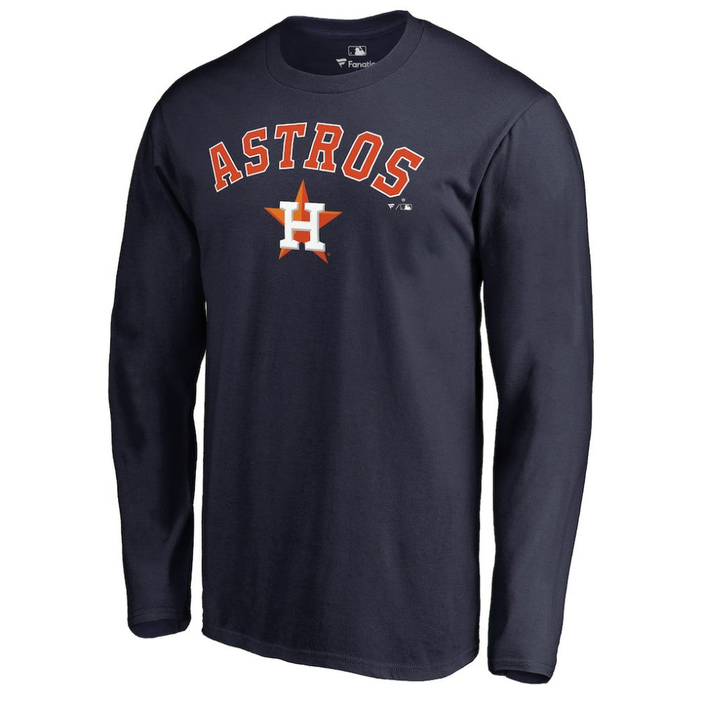 MLB Houston Astros Team Lockup Long Sleeve T-Shirt