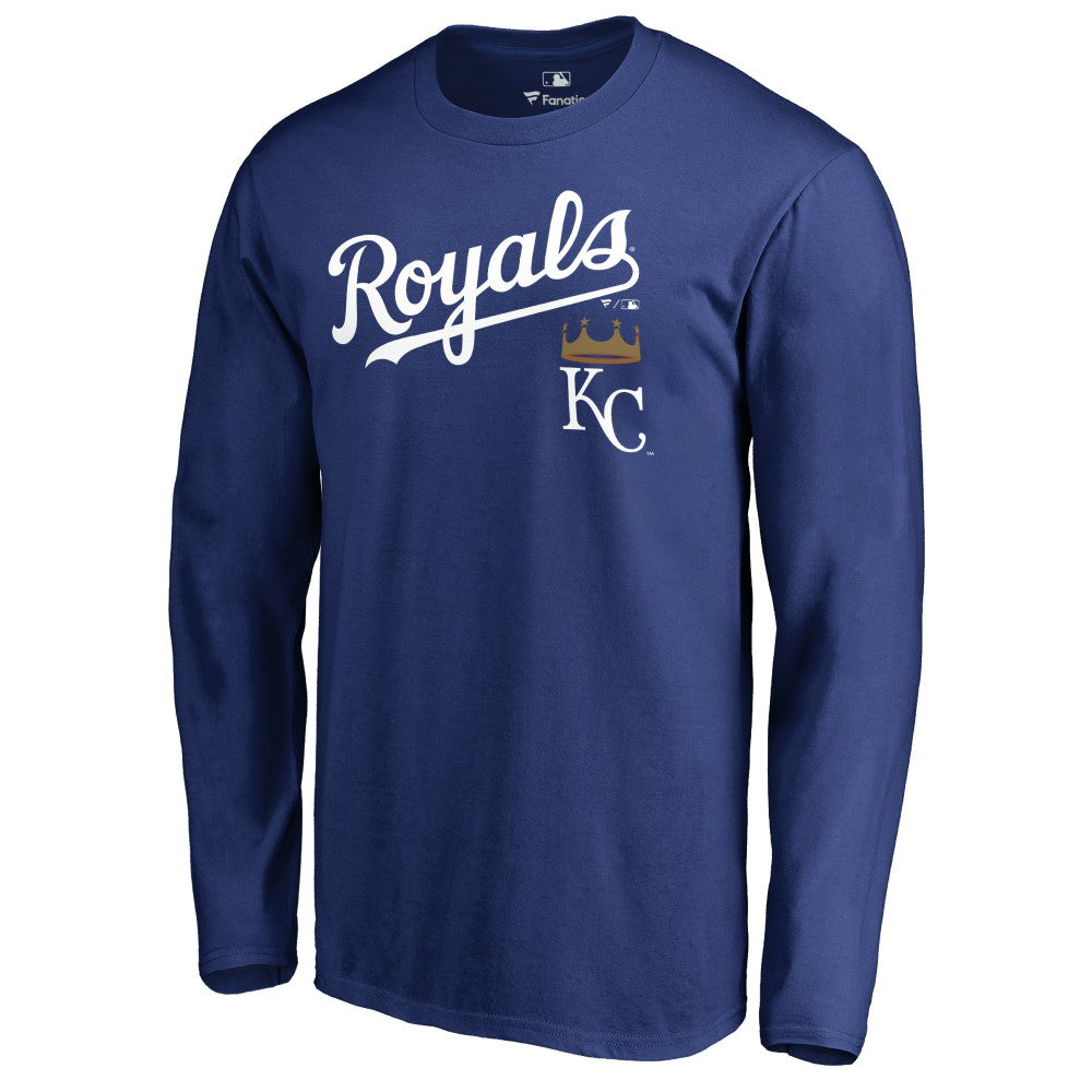 MLB Kansas City Royals Team Lockup Long Sleeve T-Shirt