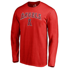 MLB Los Angeles Angels Team Lockup Long Sleeve T-Shirt