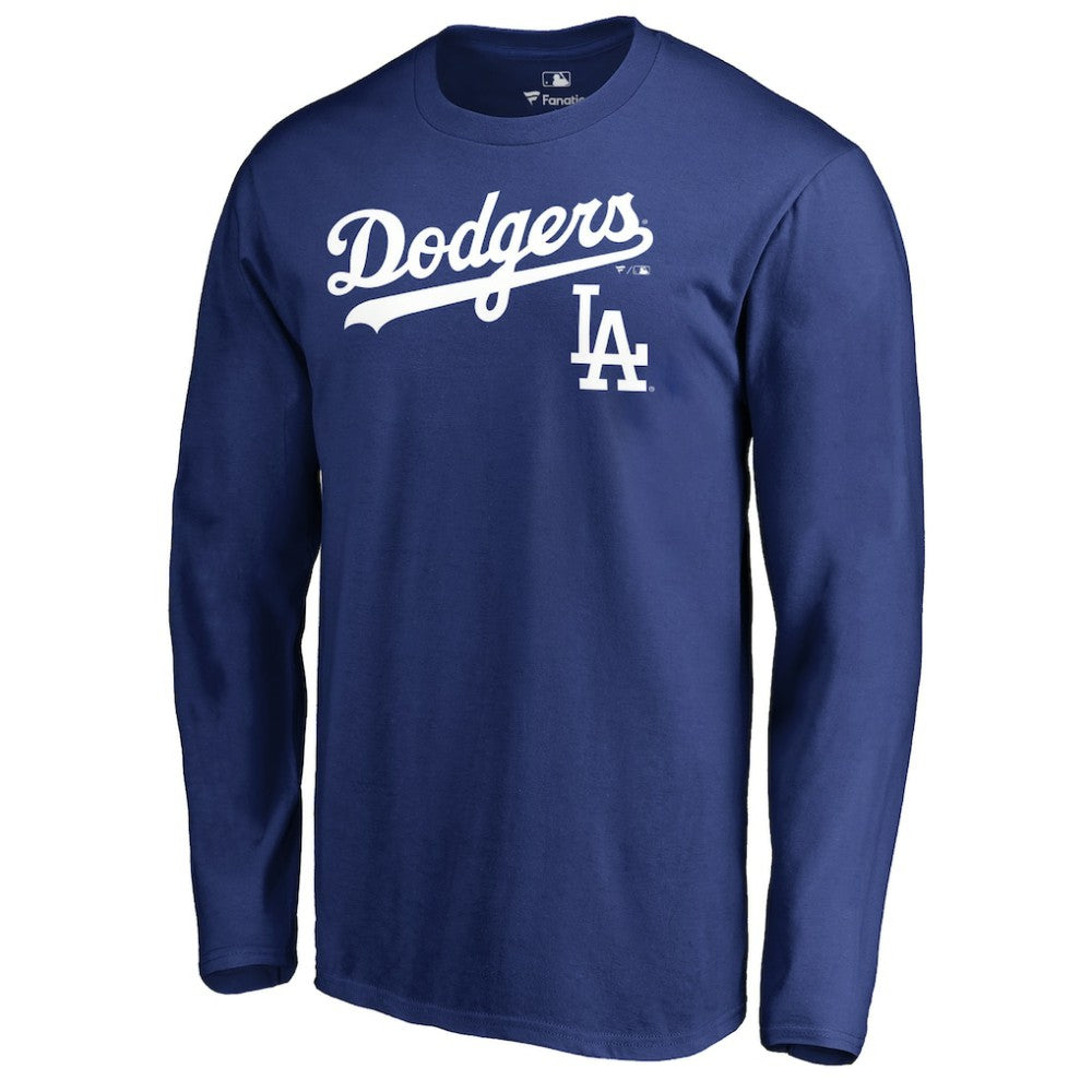 MLB Los Angeles Dodgers Team Lockup Long Sleeve T-Shirt