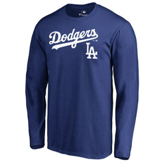 MLB Los Angeles Dodgers Team Lockup Long Sleeve T-Shirt