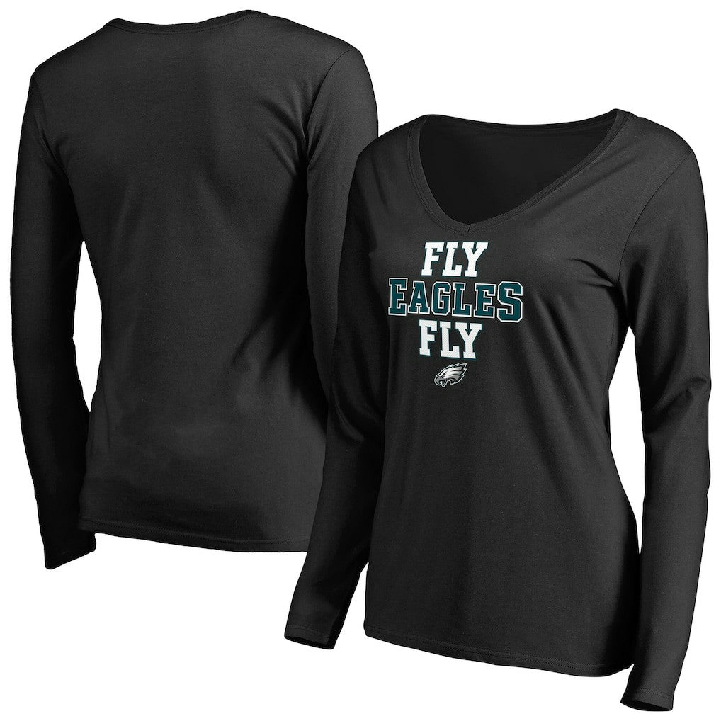 Women's Hometown Collection Fly Eagles Fly Long Sleeve T-Shirt - Philadelphia Eagles