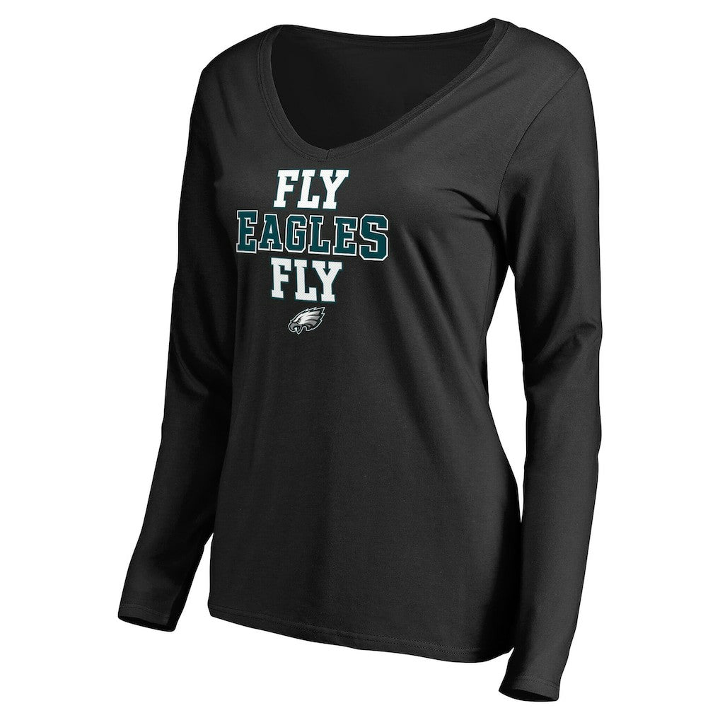Women's Hometown Collection Fly Eagles Fly Long Sleeve T-Shirt - Philadelphia Eagles