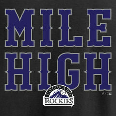 MLB Colorado Rockies Women's Hometown Collection Mile High V-Neck T-Shirt