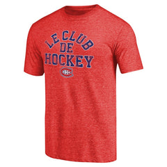 NHL Red Montreal Canadiens Hometown Collection Le Club Tri-Blend T-Shirt