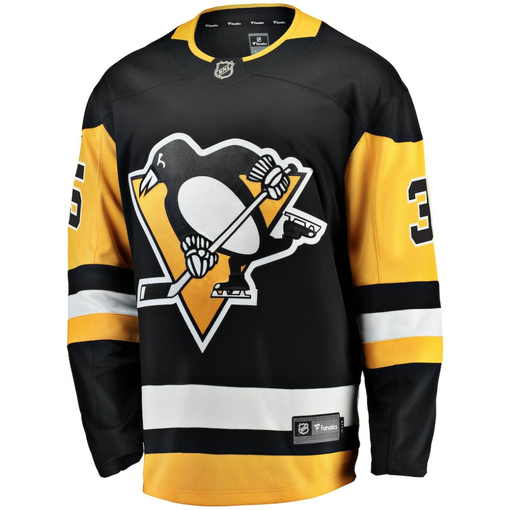 NHL Black Tristan Jarry Pittsburgh Penguins Fanatics Home Breakaway Player Jersey