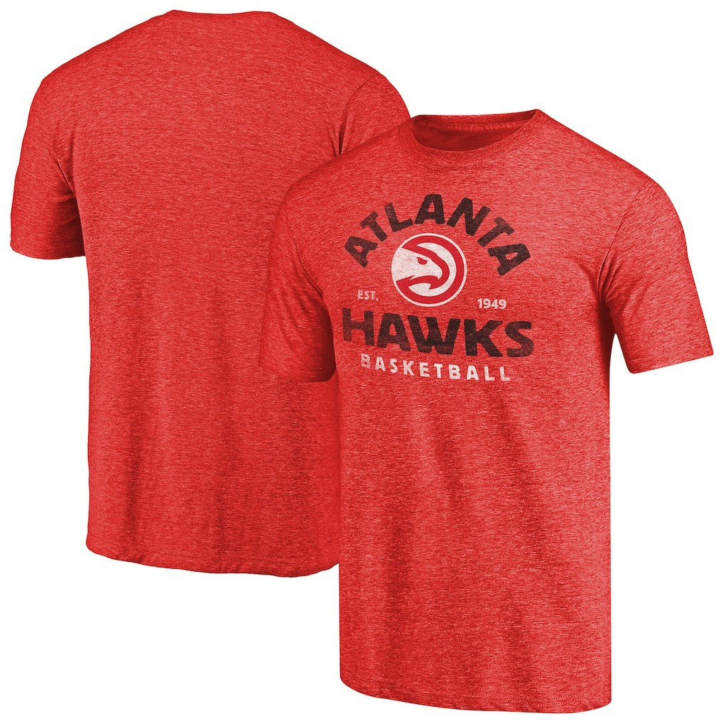 NBA Atlanta Hawks Vintage Arch Tri-Blend T-Shirt