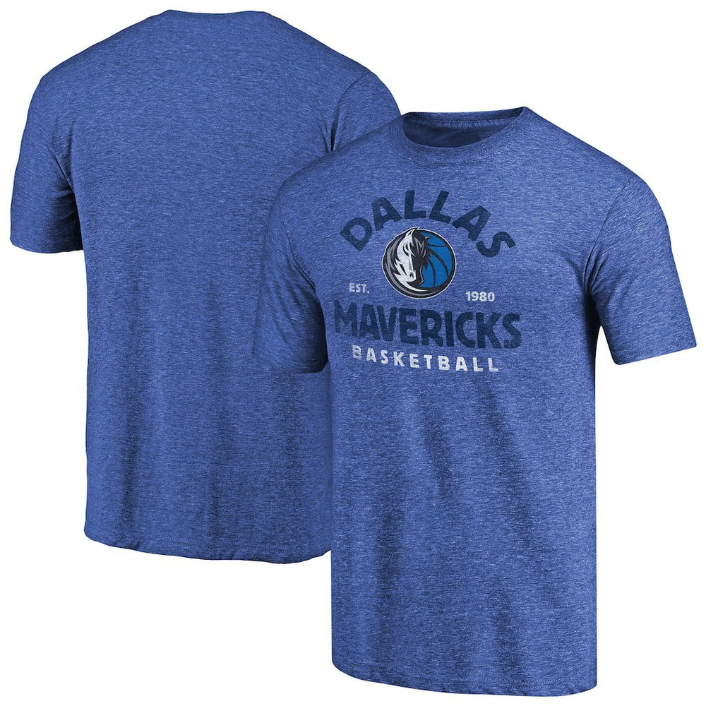 NBA Dallas Mavericks Vintage Arch Tri-Blend T-Shirt sale