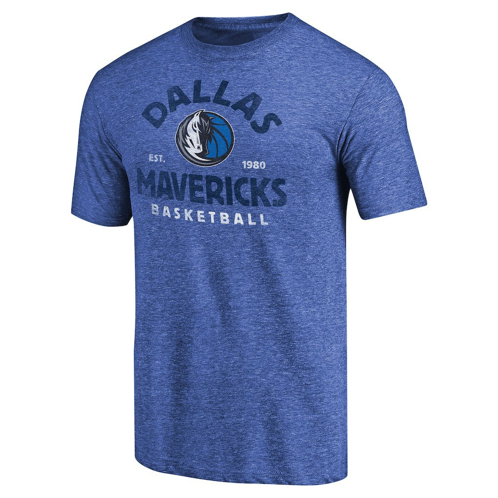 NBA Dallas Mavericks Vintage Arch Tri-Blend T-Shirt sale