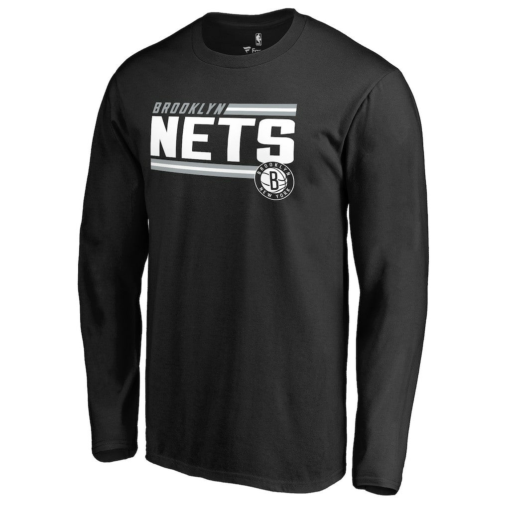 NBA Brooklyn Nets Onside Stripe Long Sleeve T-Shirt