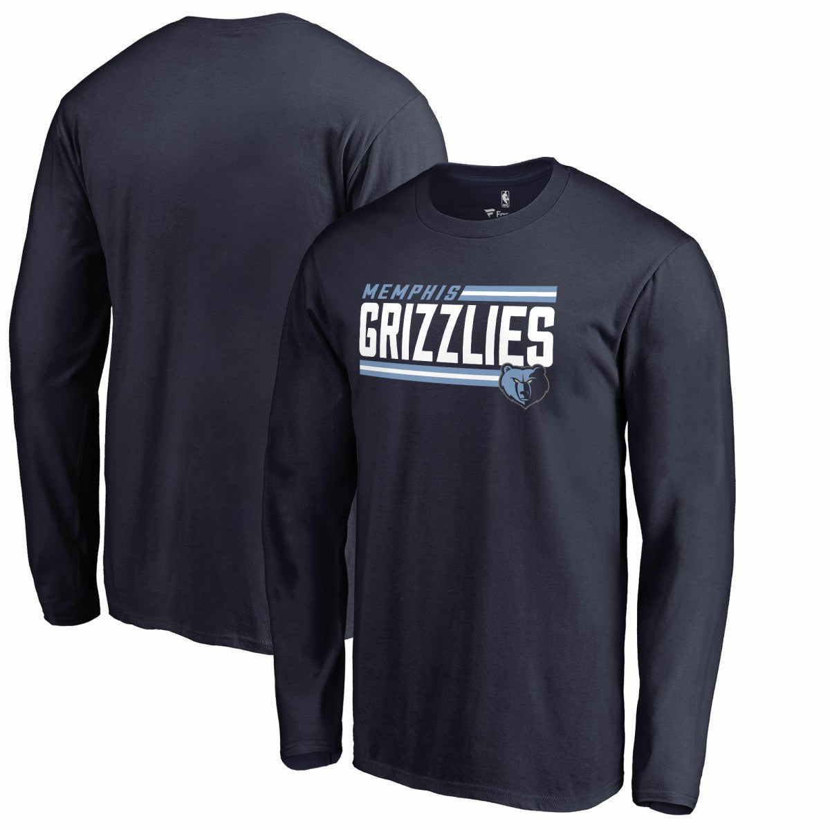 NBA Memphis Grizzlies Onside Stripe Long Sleeve T-Shirt