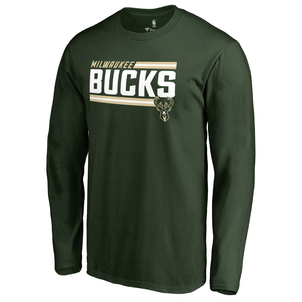 NBA Milwaukee Bucks Onside Stripe Long Sleeve T-Shirt