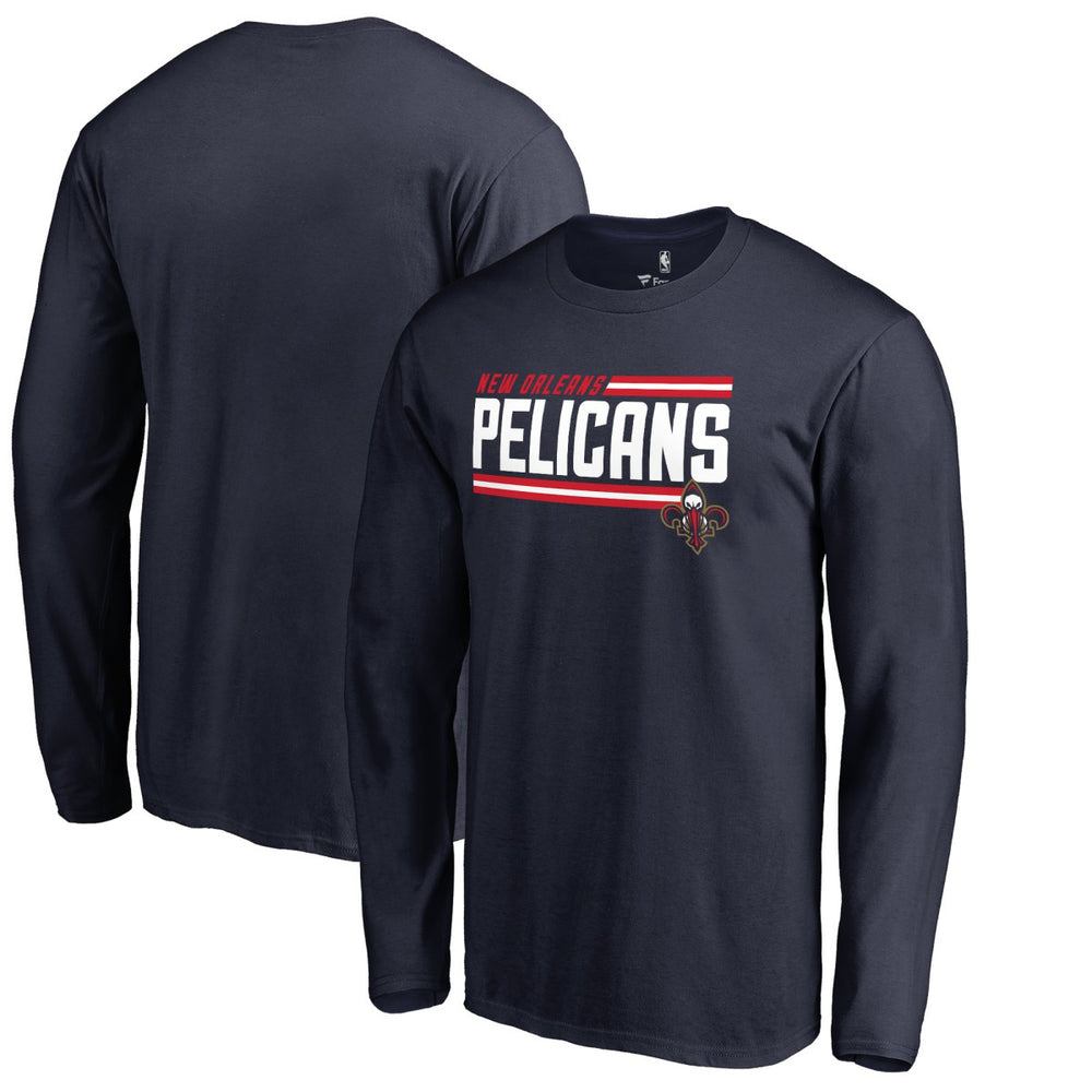 NBA New Orleans Pelicans Onside Stripe Long Sleeve T-Shirt