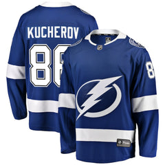 NHL Blue Nikita Kucherov Tampa Bay Lightning Fanatics Breakaway Jersey