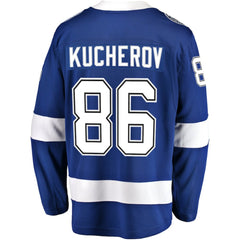 NHL Blue Nikita Kucherov Tampa Bay Lightning Fanatics Breakaway Jersey