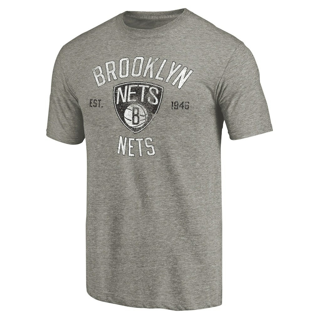 NBA Brooklyn Nets Team Heritage Tri-Blend T-Shirt