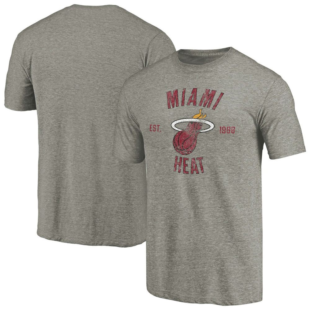 NBA Miami Heat Team Heritage Tri-Blend T-Shirt