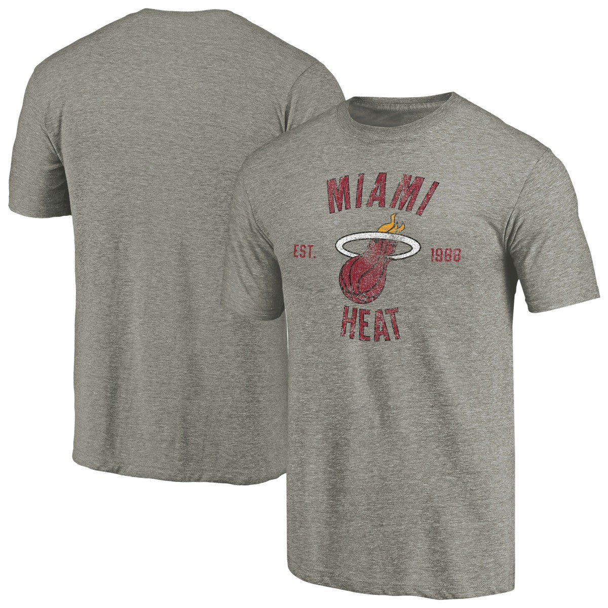 NBA Miami Heat Team Heritage Tri-Blend T-Shirt