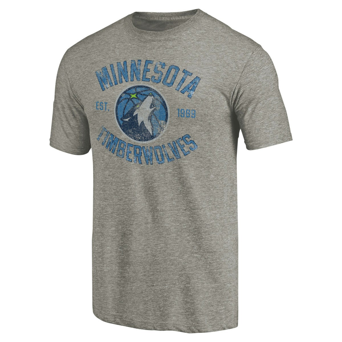 NBA Minnesota Timberwolves Team Heritage Tri-Blend T-Shirt
