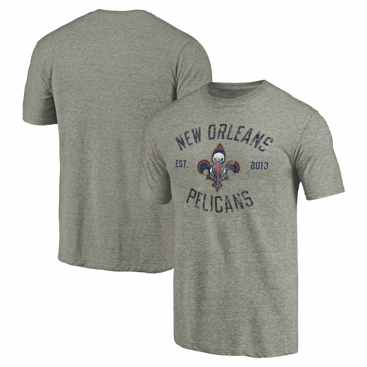 NBA New Orleans Pelicans Team Heritage Tri-Blend T-Shirt