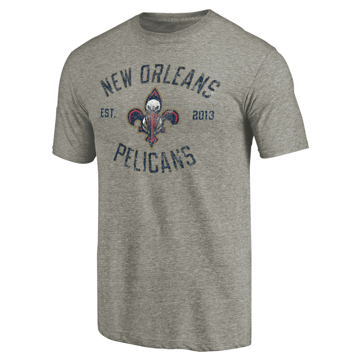NBA New Orleans Pelicans Team Heritage Tri-Blend T-Shirt