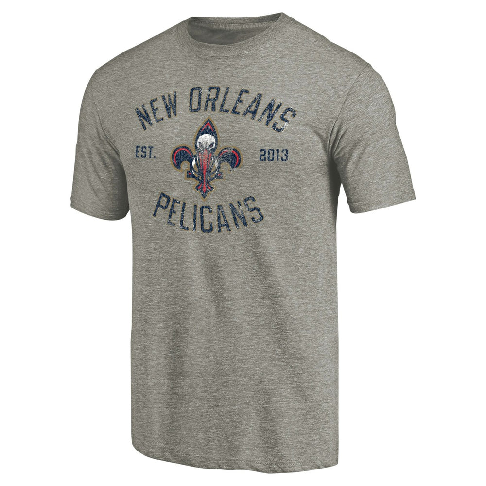 NBA New Orleans Pelicans Team Heritage Tri-Blend T-Shirt