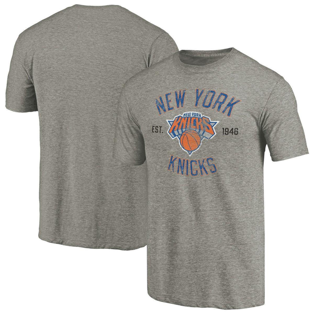 NBA New York Knicks Team Heritage Tri-Blend T-Shirt