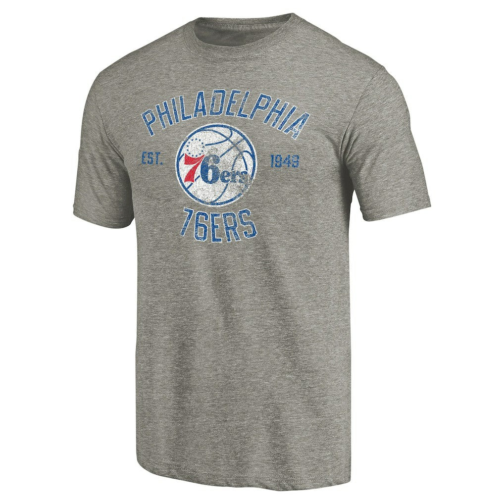 NBA Philadelphia 76ers Team Heritage Tri-Blend T-Shirt