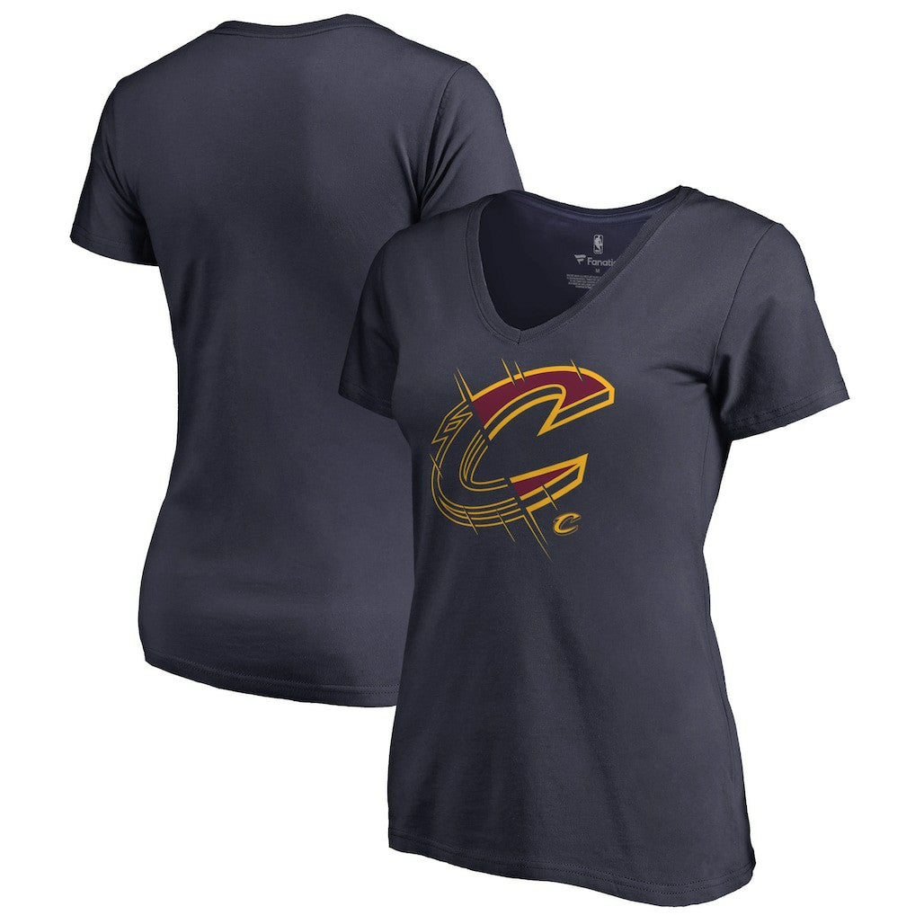NBA Cleveland Cavaliers Women's X-Ray Slim Fit V-Neck T-Shirt sale